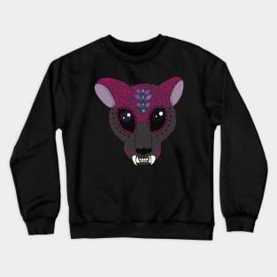 Jasmine, Sugar Skull Jaguar Crewneck Sweatshirt